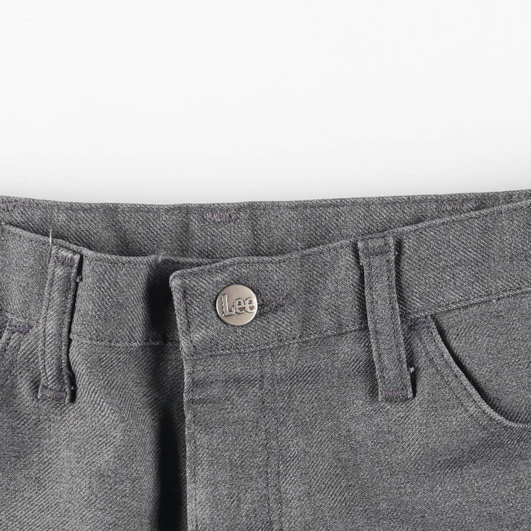 Vintage 1970'S Lee flare pants, made in the USA, men's size W30. polyester gray type Vintage Second Hand