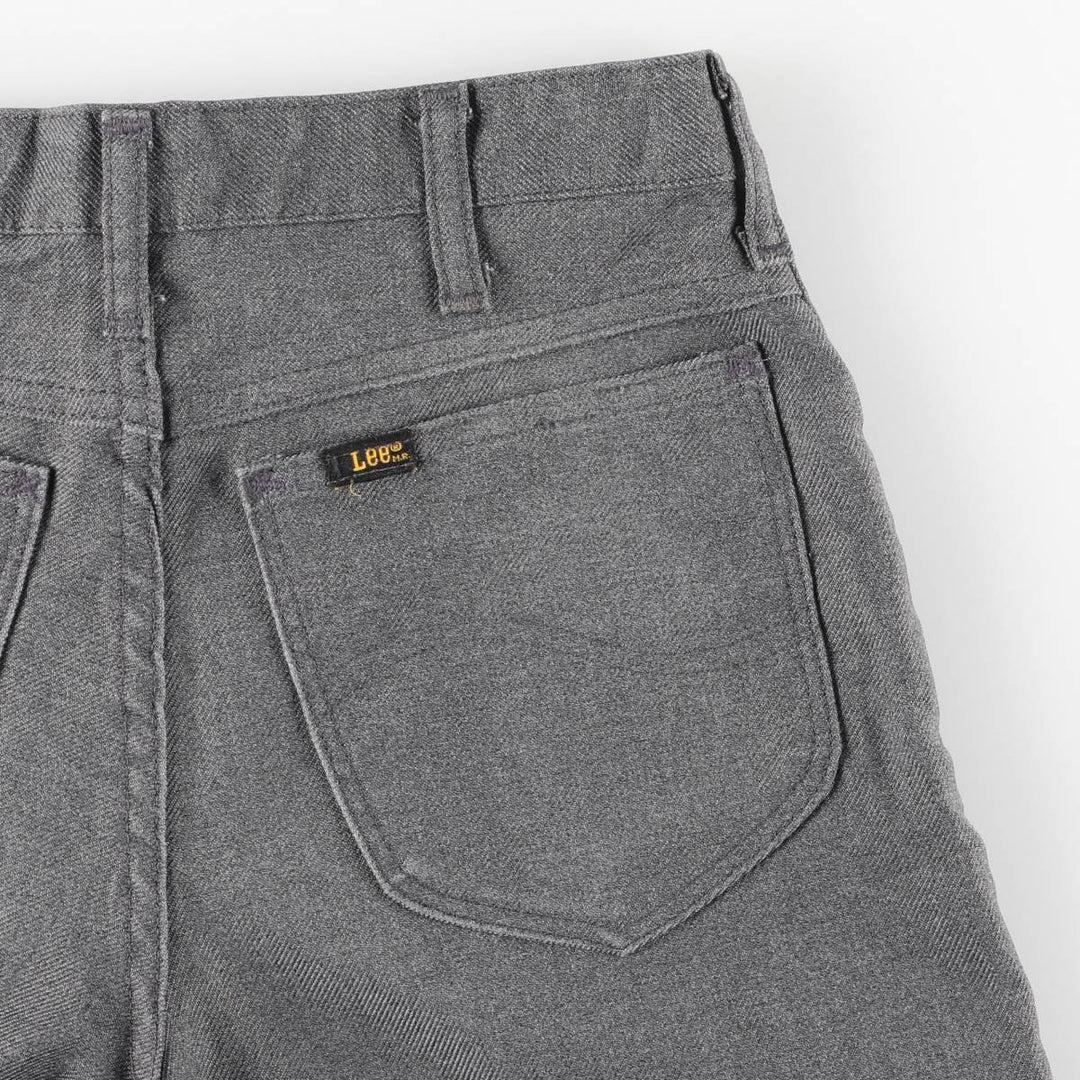 Vintage 1970'S Lee flare pants, made in the USA, men's size W30. polyester gray type Vintage Second Hand