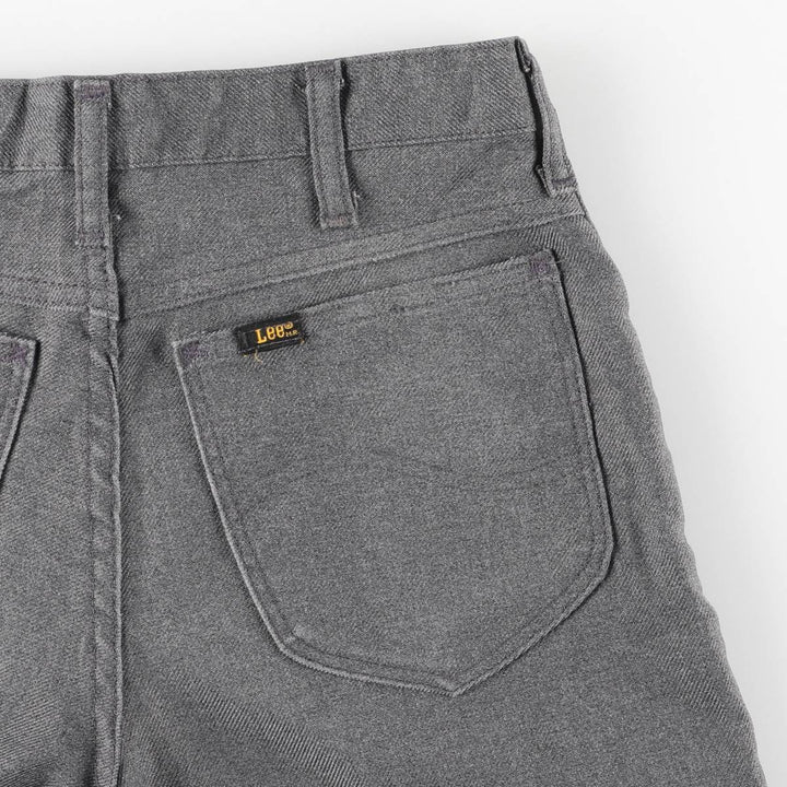 Vintage 1970'S Lee flare pants, made in the USA, men's size W30. polyester gray type Vintage Second Hand