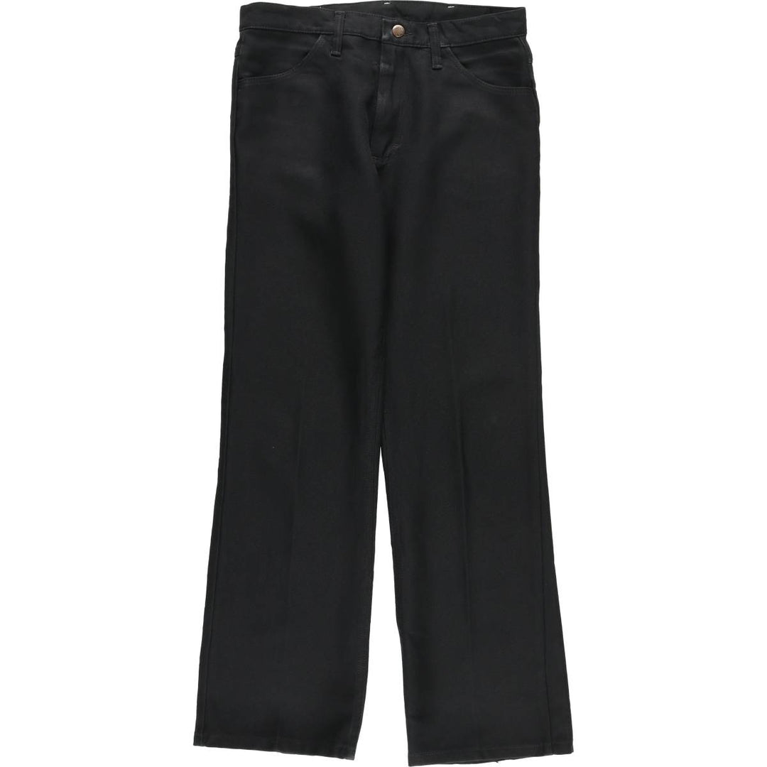 Vintage 90s-00'S Wrangler Dress Jeans, Men's Size W32 (approx.) polyester black type Vintage Second Hand