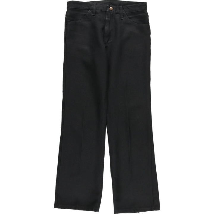 Vintage 90s-00'S Wrangler Dress Jeans, Men's Size W32 (approx.) polyester black type Vintage Second Hand