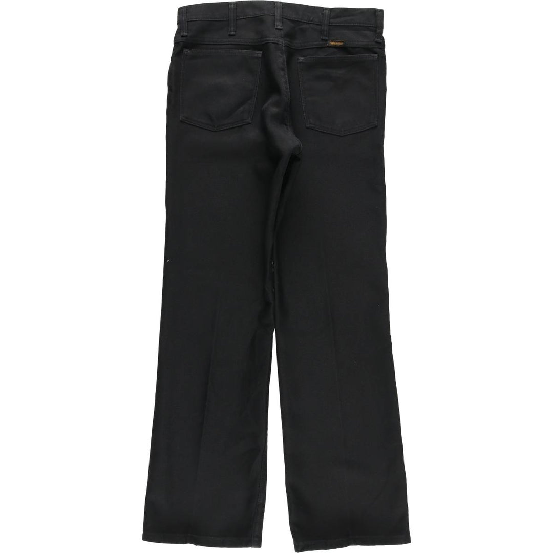 Vintage 90s-00'S Wrangler Dress Jeans, Men's Size W32 (approx.) polyester black type Vintage Second Hand