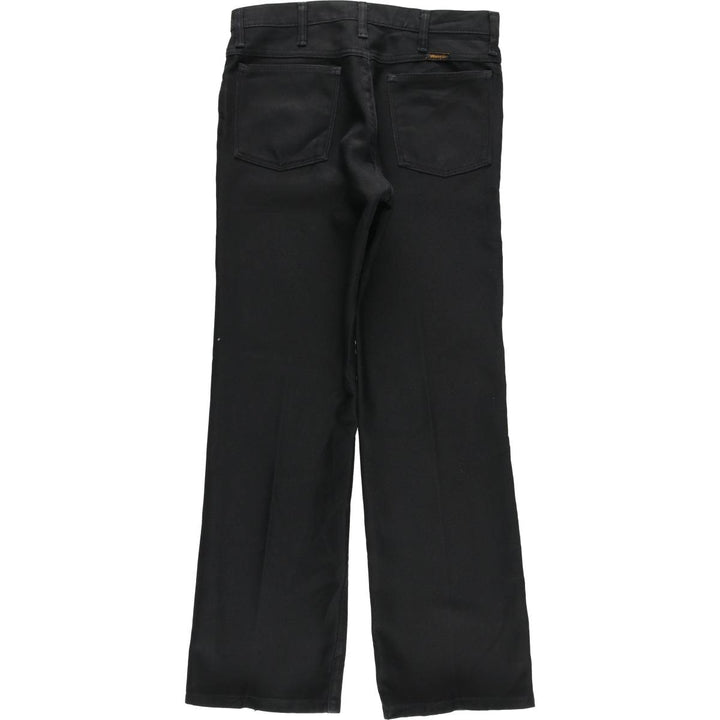 Vintage 90s-00'S Wrangler Dress Jeans, Men's Size W32 (approx.) polyester black type Vintage Second Hand