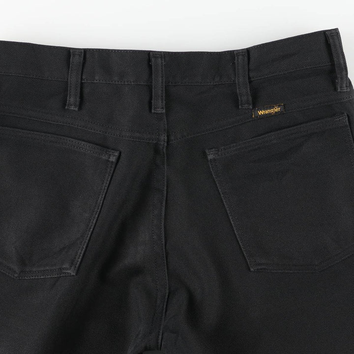 Vintage 90s-00'S Wrangler Dress Jeans, Men's Size W32 (approx.) polyester black type Vintage Second Hand
