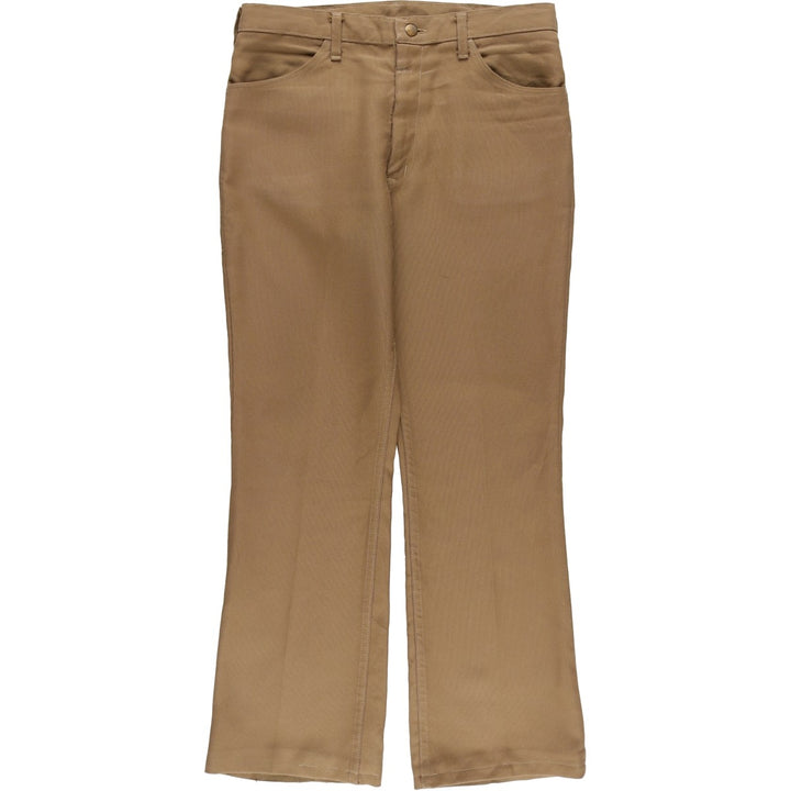 Vintage Wrangler Men's Wrangler Dress Jeans, Flared Pants, Size W34 unclear beige type brown Vintage Second Hand