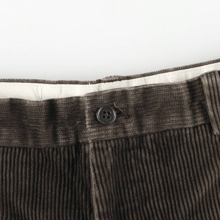 Brooks Brothers 346 Corduroy Pants for Men, W34 equivalent Organic cotton dark chocolate Vintage Second Hand