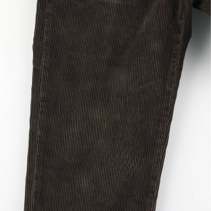 Brooks Brothers 346 Corduroy Pants for Men, W34 equivalent Organic cotton dark chocolate Vintage Second Hand
