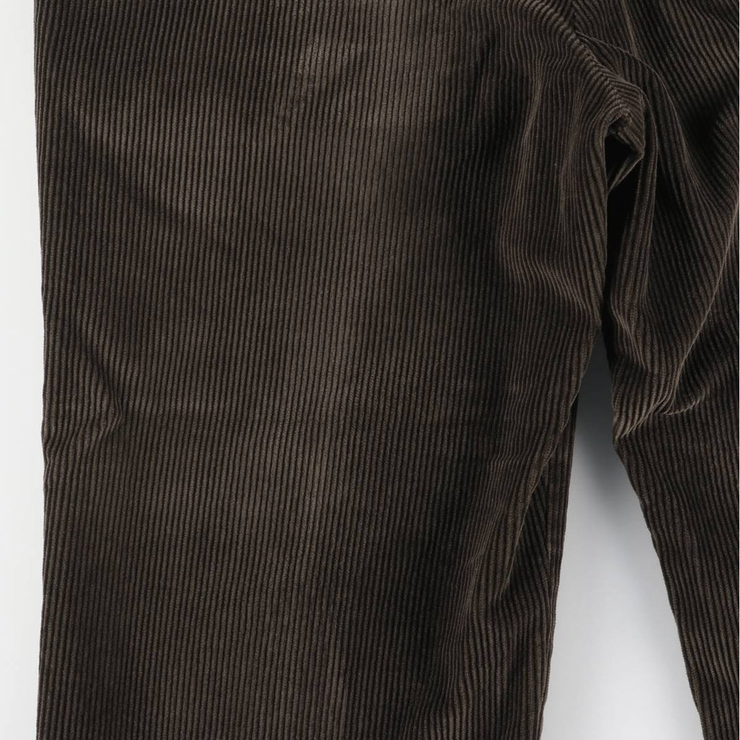 Brooks Brothers 346 Corduroy Pants for Men, W34 equivalent Organic cotton dark chocolate Vintage Second Hand