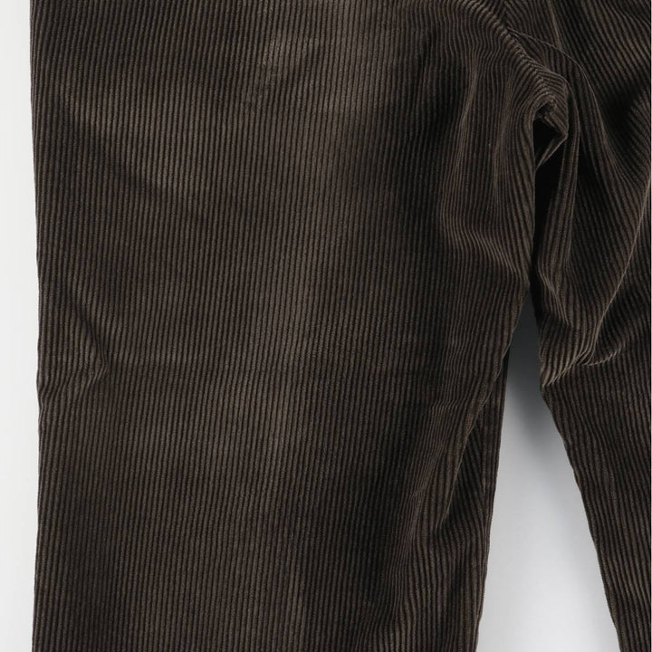 Brooks Brothers 346 Corduroy Pants for Men, W34 equivalent Organic cotton dark chocolate Vintage Second Hand