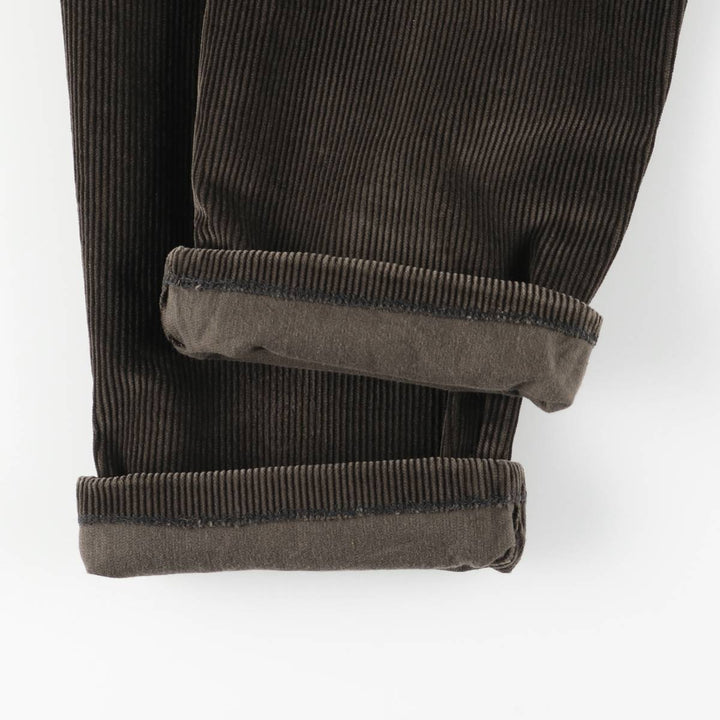 Brooks Brothers 346 Corduroy Pants for Men, W34 equivalent Organic cotton dark chocolate Vintage Second Hand