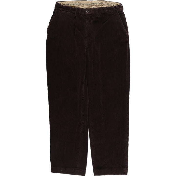 Ralph Lauren POLO by Ralph Lauren Corduroy Pants Men's W33 cotton brown type Vintage Second Hand