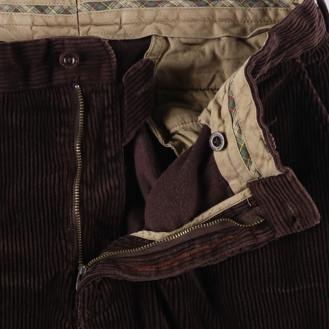 Ralph Lauren POLO by Ralph Lauren Corduroy Pants Men's W33 cotton brown type Vintage Second Hand