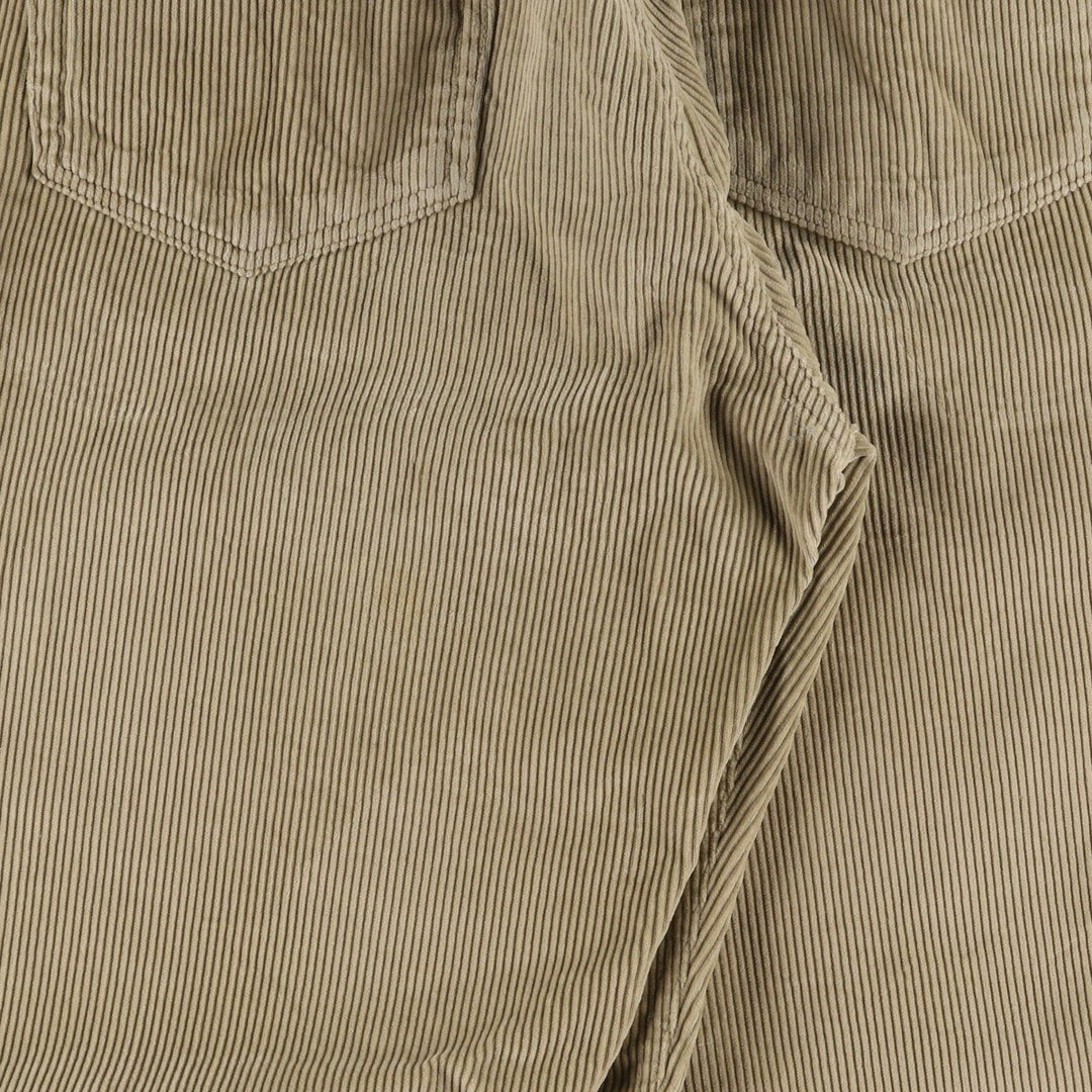 Calvin Klein wide-ribbed corduroy pants, made in the USA, men's size W36 cotton Beige type Vintage Second Hand