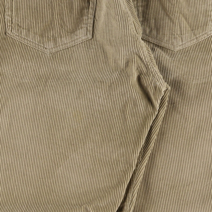 Calvin Klein wide-ribbed corduroy pants, made in the USA, men's size W36 cotton Beige type Vintage Second Hand