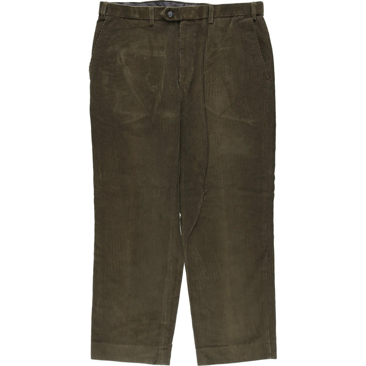 Marks and Spencer Men's Corduroy Pants, Size W35 cotton Khaki type Vintage Second Hand