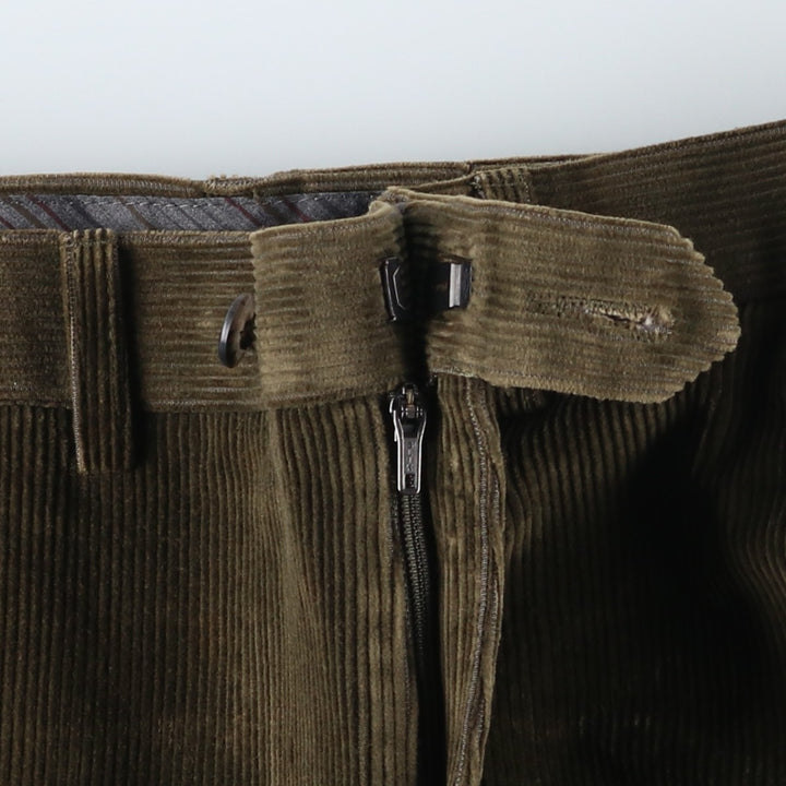 Marks and Spencer Men's Corduroy Pants, Size W35 cotton Khaki type Vintage Second Hand