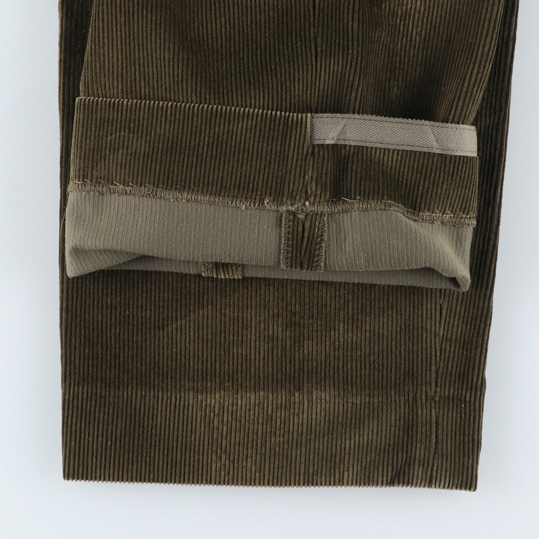 Marks and Spencer Men's Corduroy Pants, Size W35 cotton Khaki type Vintage Second Hand
