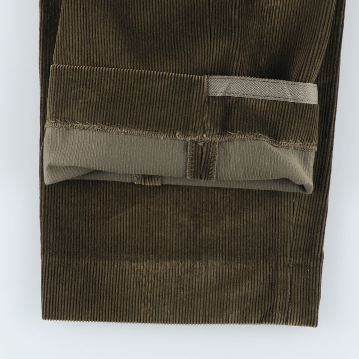 Marks and Spencer Men's Corduroy Pants, Size W35 cotton Khaki type Vintage Second Hand
