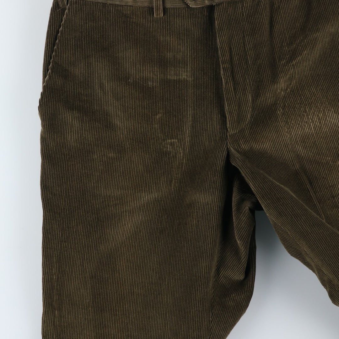Marks and Spencer Men's Corduroy Pants, Size W35 cotton Khaki type Vintage Second Hand