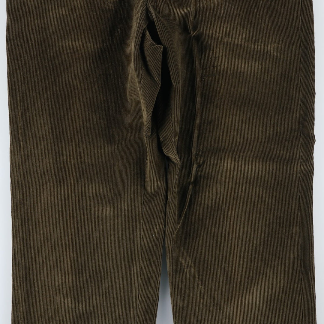 Marks and Spencer Men's Corduroy Pants, Size W35 cotton Khaki type Vintage Second Hand