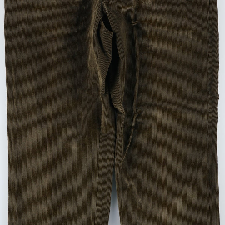 Marks and Spencer Men's Corduroy Pants, Size W35 cotton Khaki type Vintage Second Hand