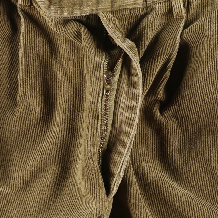 Dockers Class A Two-Pleated Corduroy Pants, Men's, Size W33 cotton Khaki type beige Vintage Second Hand