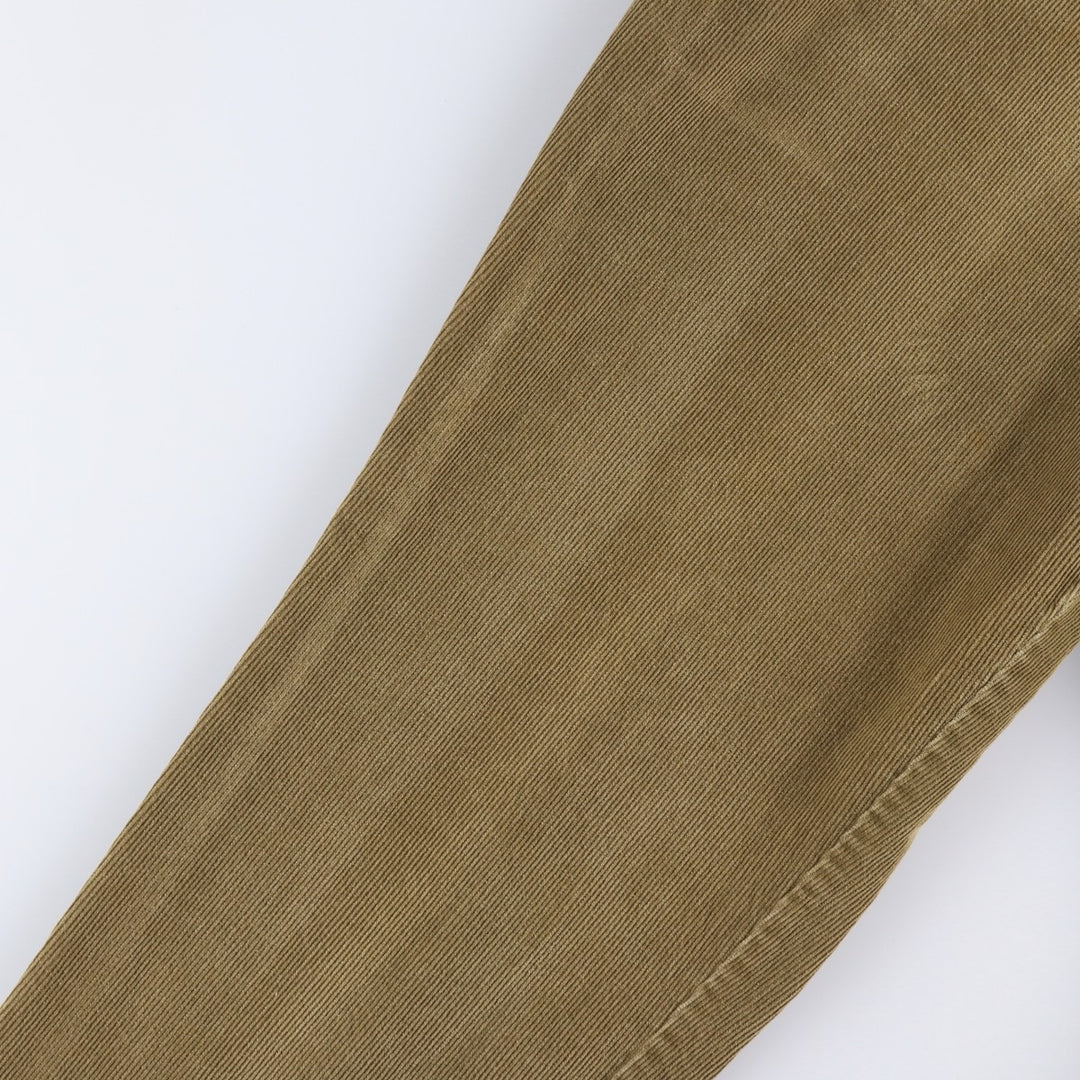 Dockers Class A Two-Pleated Corduroy Pants, Men's, Size W33 cotton Khaki type beige Vintage Second Hand