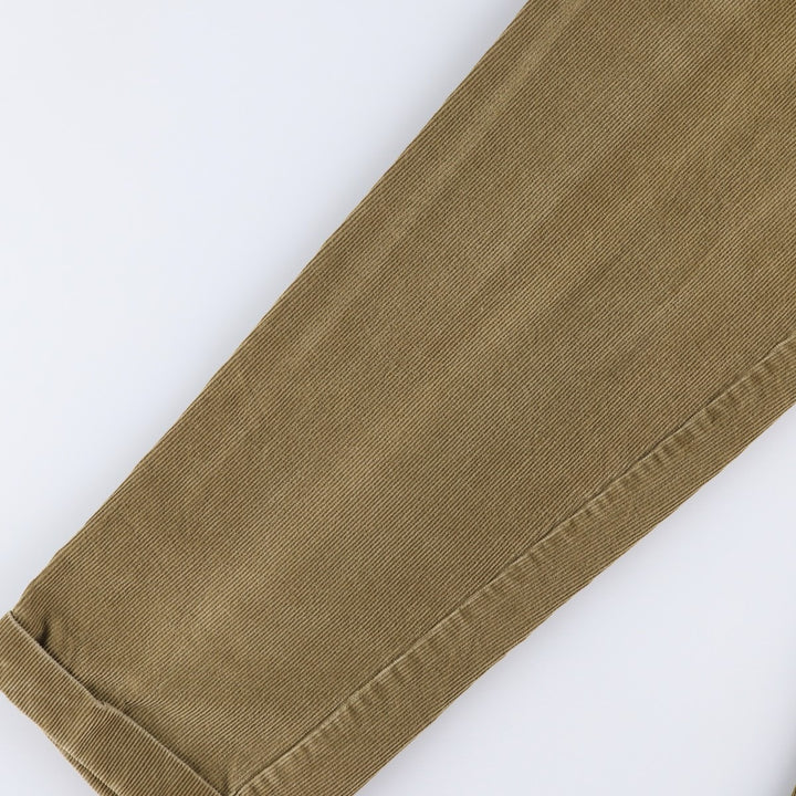 Dockers Class A Two-Pleated Corduroy Pants, Men's, Size W33 cotton Khaki type beige Vintage Second Hand