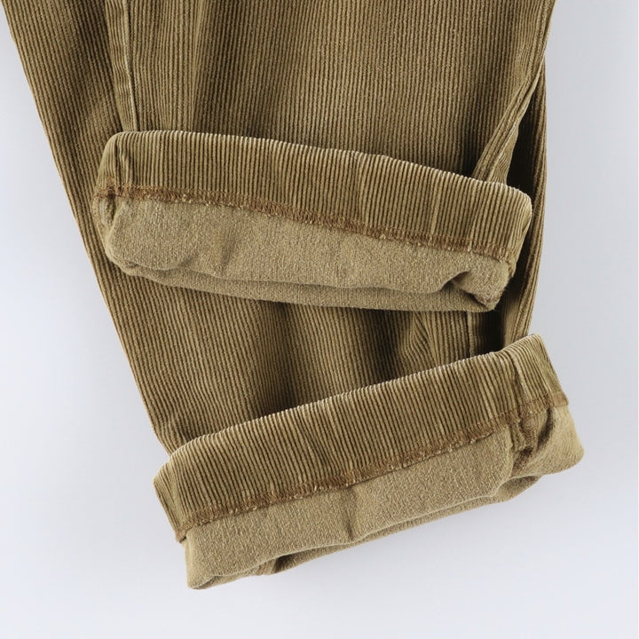 Dockers Class A Two-Pleated Corduroy Pants, Men's, Size W33 cotton Khaki type beige Vintage Second Hand