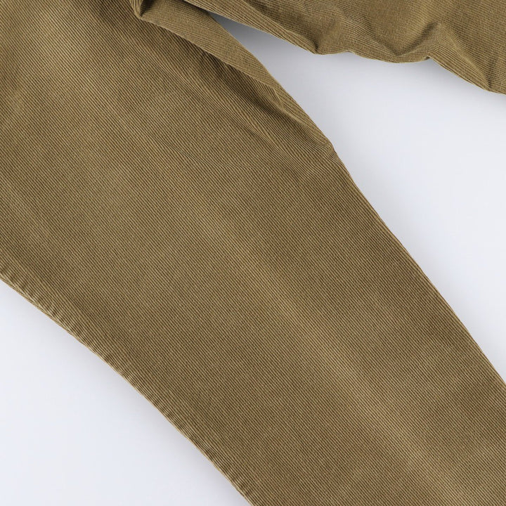 Dockers Class A Two-Pleated Corduroy Pants, Men's, Size W33 cotton Khaki type beige Vintage Second Hand