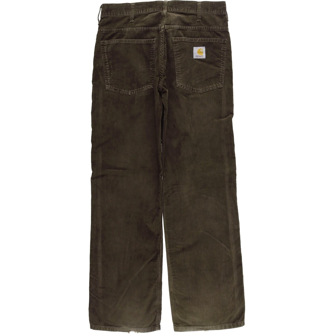 Carhartt Staff Pant, Corduroy Pants, Men's, Size W33 cotton brown type Vintage Second Hand