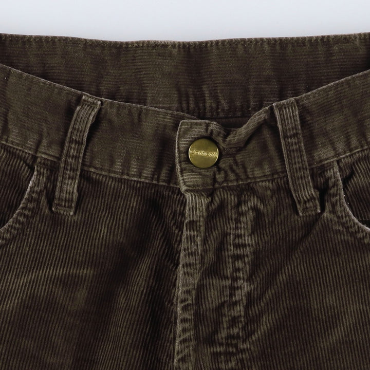 Carhartt Staff Pant, Corduroy Pants, Men's, Size W33 cotton brown type Vintage Second Hand