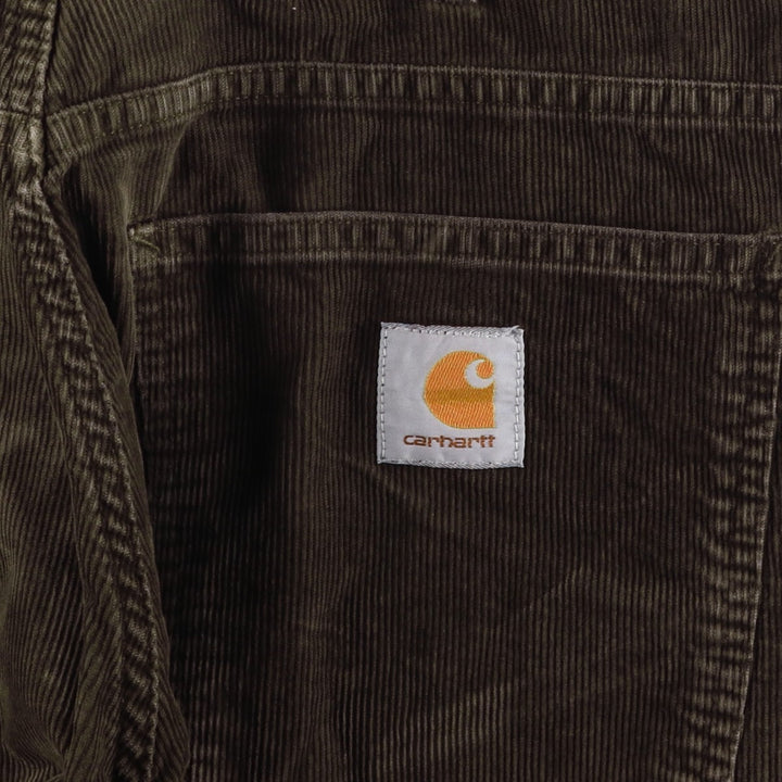 Carhartt Staff Pant, Corduroy Pants, Men's, Size W33 cotton brown type Vintage Second Hand