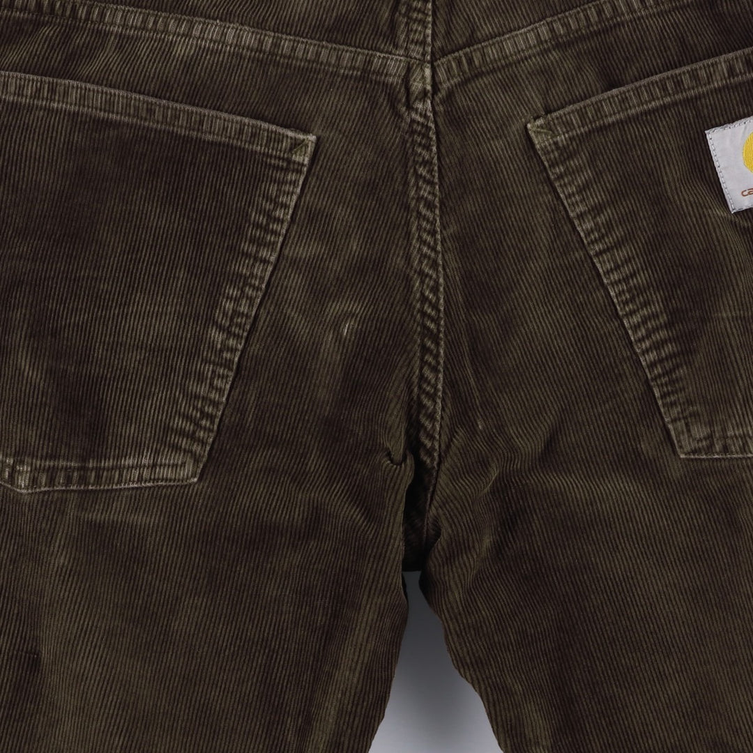 Carhartt Staff Pant, Corduroy Pants, Men's, Size W33 cotton brown type Vintage Second Hand