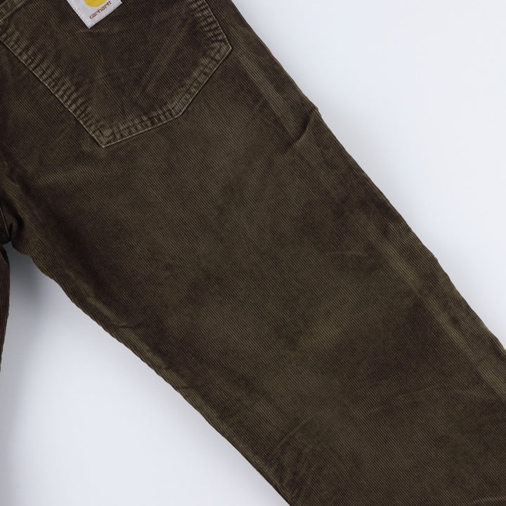 Carhartt Staff Pant, Corduroy Pants, Men's, Size W33 cotton brown type Vintage Second Hand