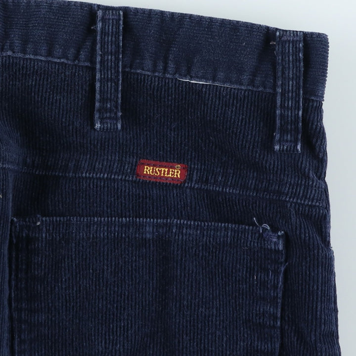 Vintage 80s-90'S Rustler corduroy pants, made in the USA, men's size 36. unclear navy blue type Vintage Second Hand