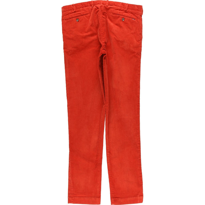 Ralph Lauren POLO RALPH LAUREN STRETCH SLIM FIT Corduroy Pants Men's Size 36 cotton red type Vintage Second Hand