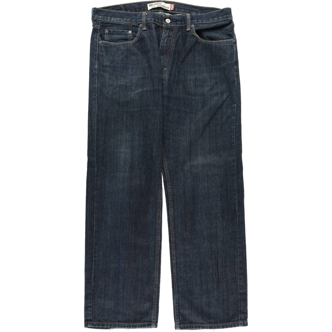 Levi's 559 Relaxed Straight Wide-leg Denim Pants, Men's, Size 37 cotton navy blue type Vintage Second Hand