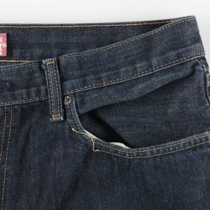 Levi's 559 Relaxed Straight Wide-leg Denim Pants, Men's, Size 37 cotton navy blue type Vintage Second Hand