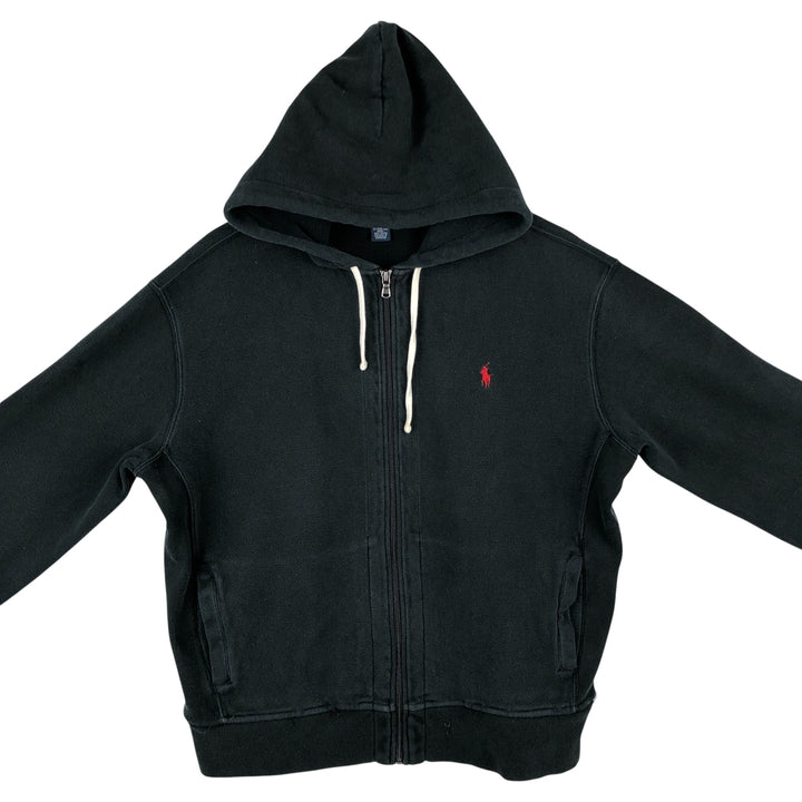 Ralph Lauren POLO by Ralph Lauren Sweat Full Zip Hoodie Men's XL cotton black type Vintage Second Hand