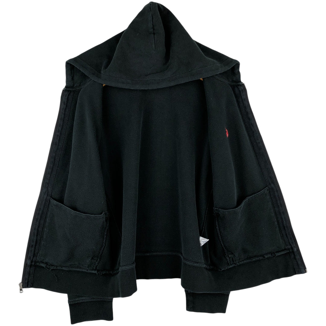 Ralph Lauren POLO by Ralph Lauren Sweat Full Zip Hoodie Men's XL cotton black type Vintage Second Hand