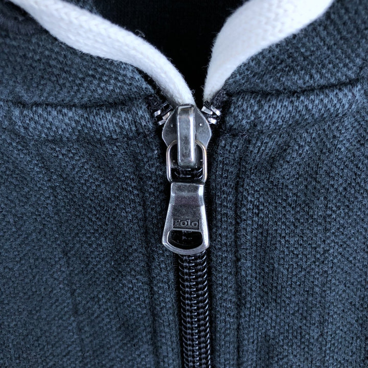 Ralph Lauren POLO by Ralph Lauren Sweat Full Zip Hoodie Men's XL cotton black type Vintage Second Hand