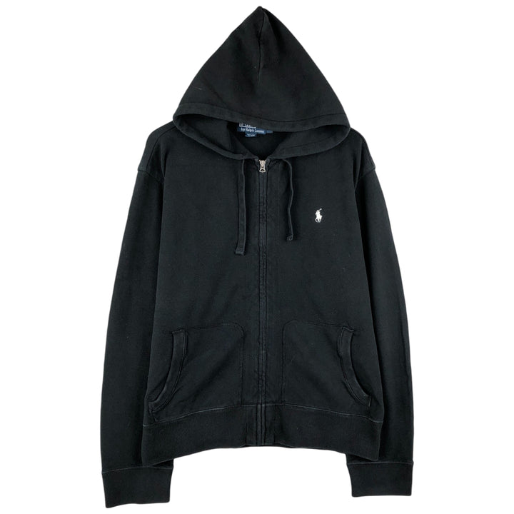 Ralph Lauren POLO by Ralph Lauren Sweat Full Zip Hoodie Men's XL cotton black type Vintage Second Hand