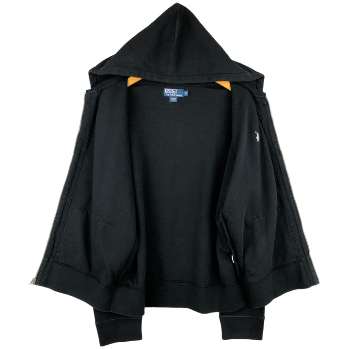 Ralph Lauren POLO by Ralph Lauren Sweat Full Zip Hoodie Men's XL cotton black type Vintage Second Hand