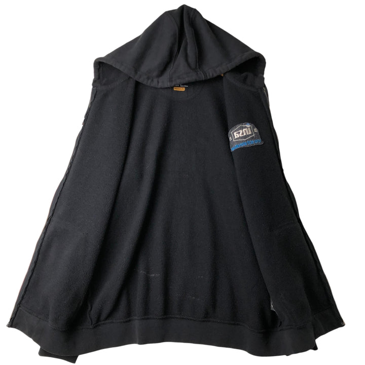 Carhartt Sweat Full Zip Hoodie Men's L size cotton black type Vintage Second Hand
