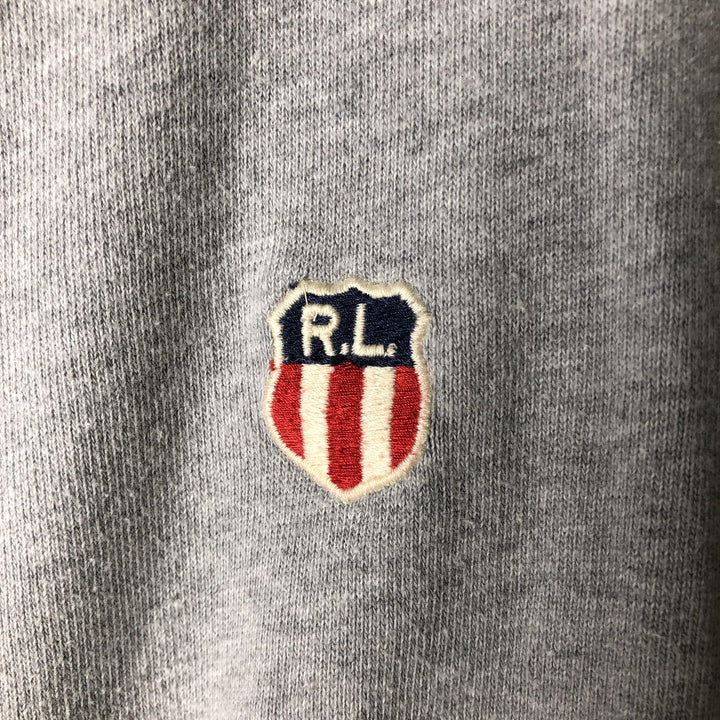 2000'S Ralph Lauren POLO JEANS COMPANY full-zip sweatshirt, men's size L cotton gray type Vintage Second Hand