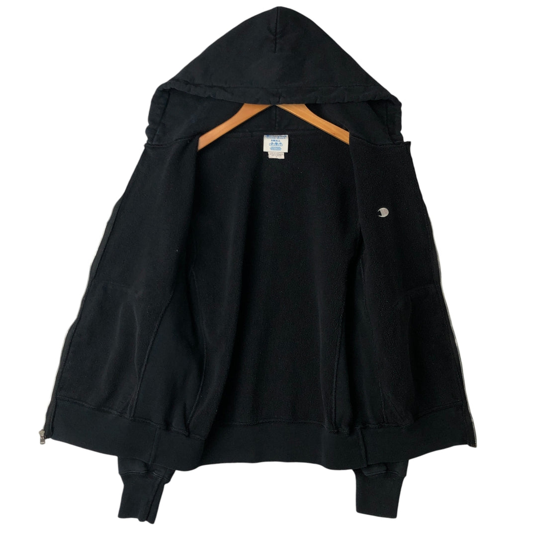 Champion REVERSE WEAVE Reverse Weave Sweat Full Zip Hoodie Men's S cotton black type Vintage Second Hand