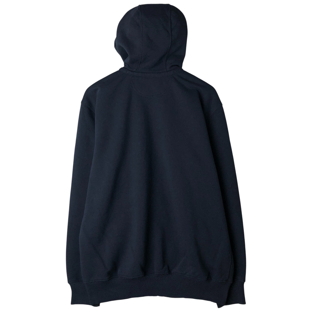 Carhartt Loose Fit Sweat Full Zip Hoodie, Men's L size cotton navy blue type Vintage Second Hand