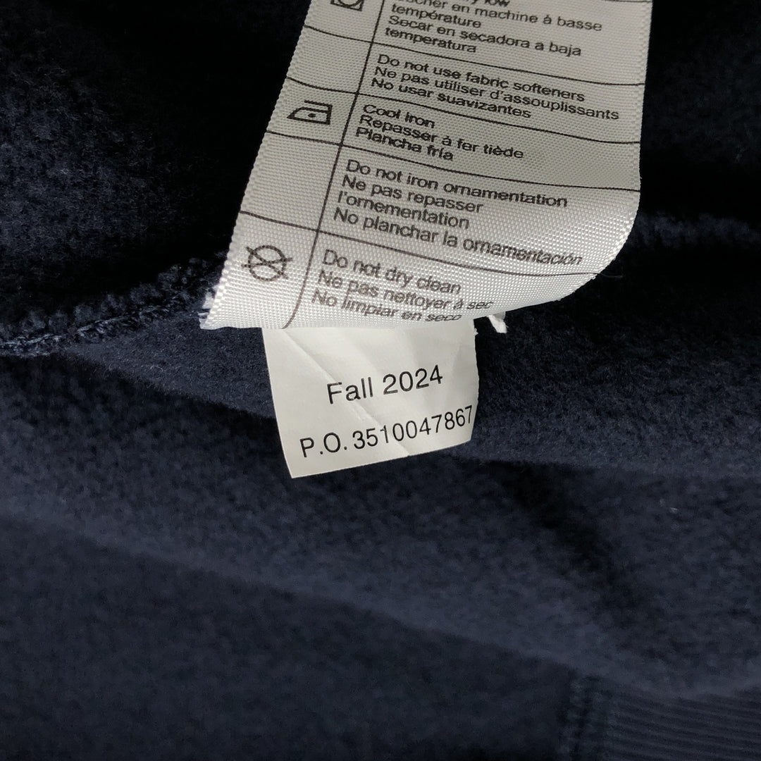 Carhartt Loose Fit Sweat Full Zip Hoodie, Men's L size cotton navy blue type Vintage Second Hand