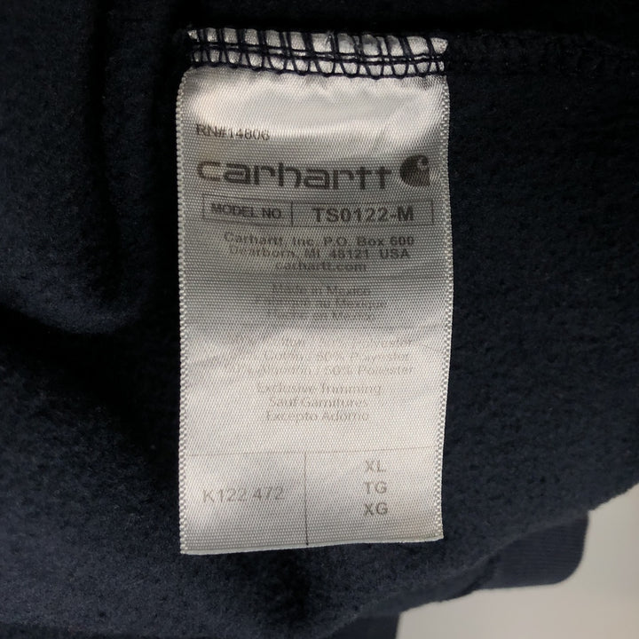 Carhartt Loose Fit Sweat Full Zip Hoodie, Men's XL cotton navy blue type Vintage Second Hand